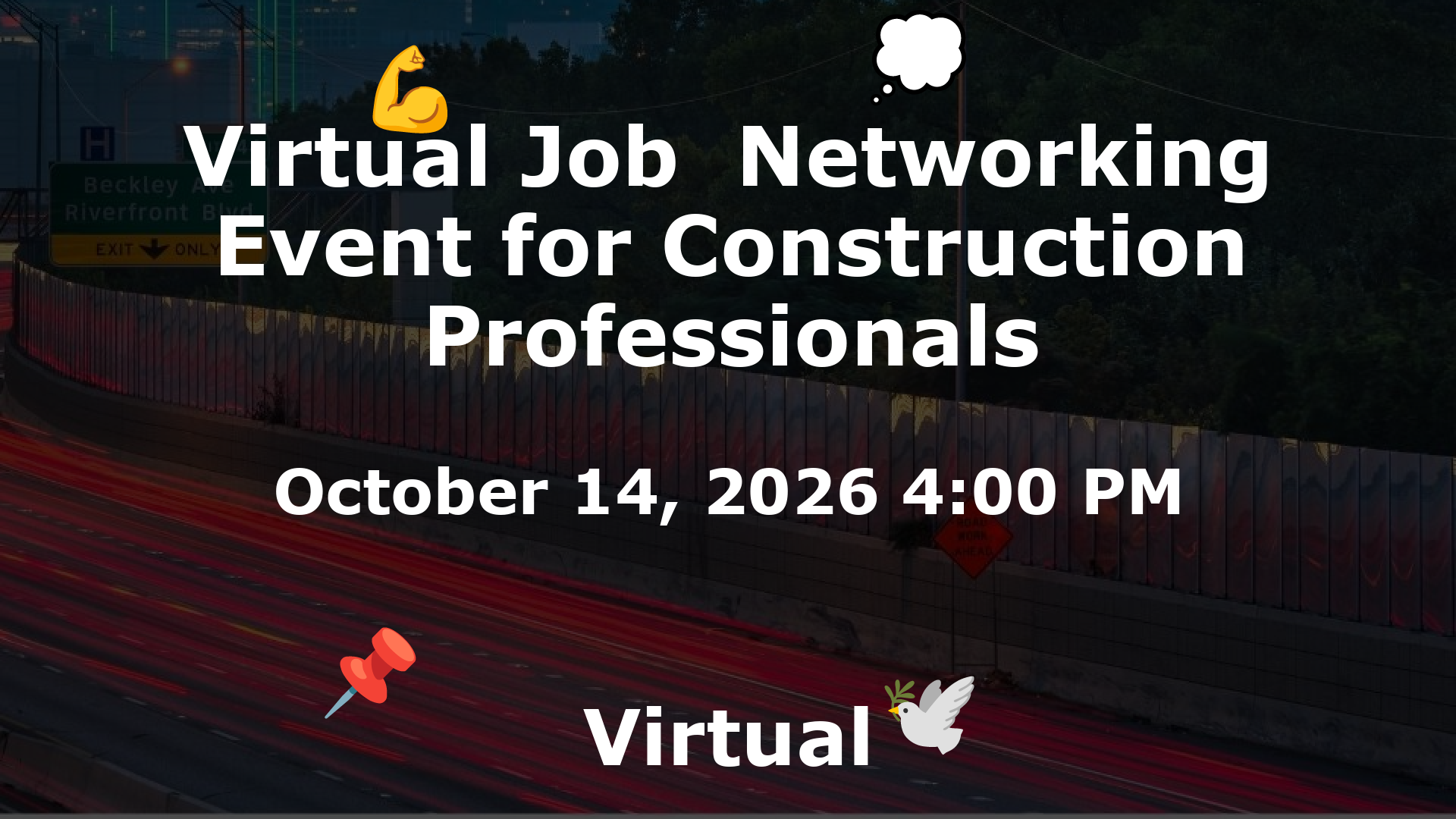 Virtual Job  Networking Event for Construction Professionals event image